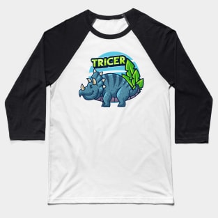 Cute Tricer Baseball T-Shirt